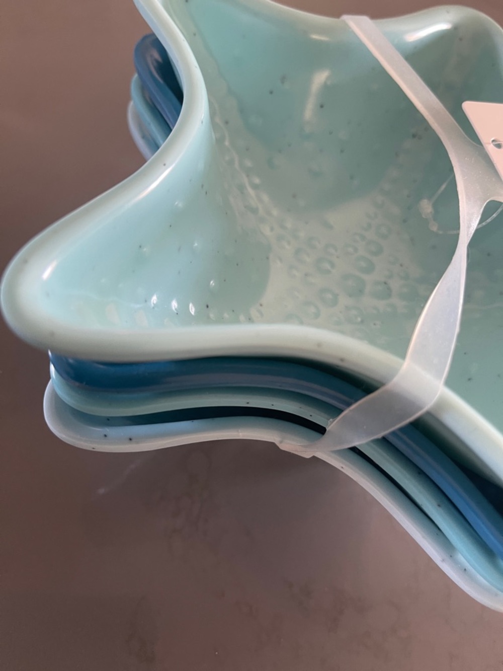 Sigrid Olsen Starfish Stackable Bowls in Light Aqua and Teal - Picture 3 of 3